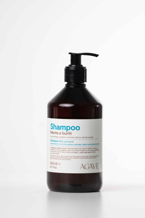 agave flowers shampoo 500ml with mint and buriti