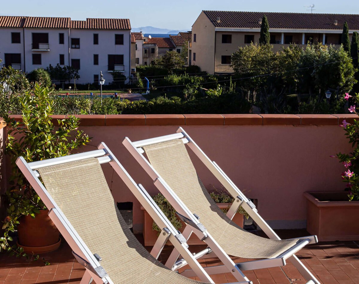 agave marina private terrace with chairs