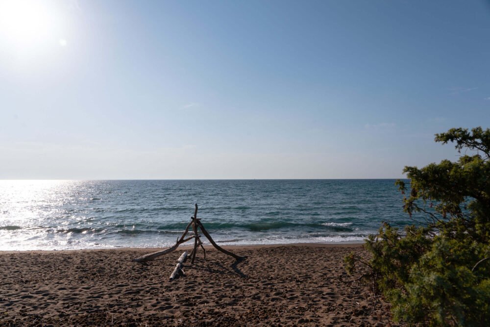 beach for families in san vincenzo