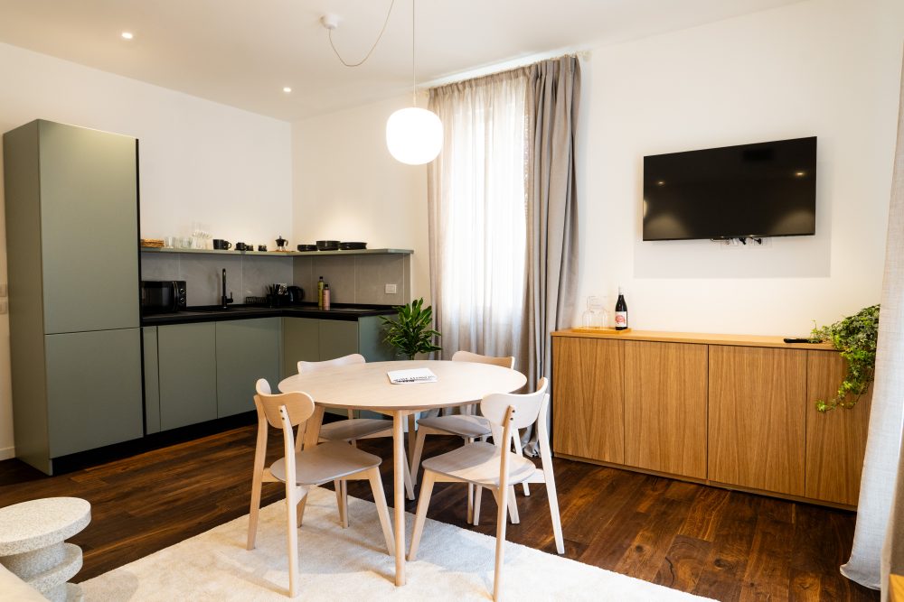 centrally located apartments in Milano with amenities