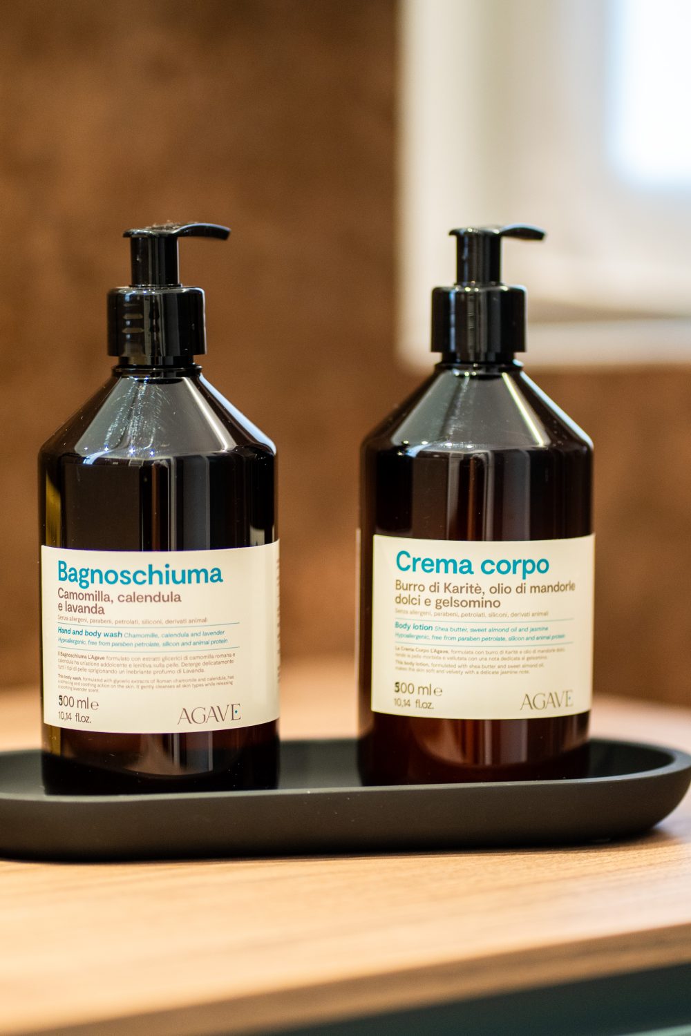 Organic body products made with aromatic herbs from Tuscany