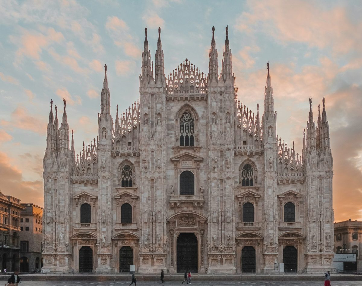 Duomo Di milano nel centro città vicino ad agave in centrale